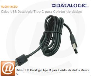 94A050044 - Cabo USB Datalogic Tipo C para Coletor de dados Memor KI