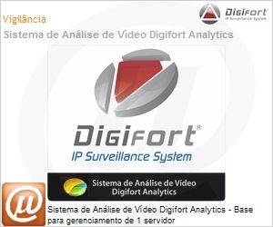 DGFAN1000V1 - Sistema de Anlise de Vdeo Digifort Analytics - Base para gerenciamento de 1 servidor 
