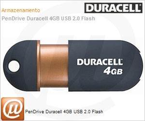 DU-ZP-04G-CA-N3-R - PenDrive Duracell 4GB USB 2.0 Flash