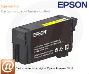 T40W420 - Cartucho de tinta original Epson Amarelo 50ml