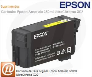 T41P420 - Cartucho de tinta original Epson Amarelo 350ml UltraChrome XD2 