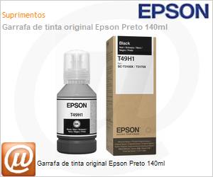 T49H100 - Garrafa de tinta original Epson Preto 140ml
