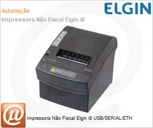 46I8USECKD09 - Impressora No Fiscal Elgin i8 USB/SERIAL/ETH