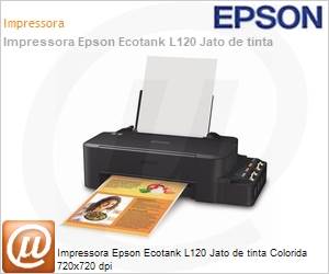 C11CD76201 - Impressora Epson Ecotank L120 Jato de tinta Colorida 720x720 dpi
