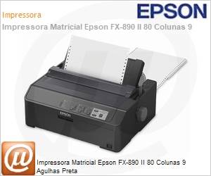 C11CF37301 - Impressora Matricial Epson FX-890II (160 col/20cpi; 738cps) Paralela 120V 1 Ano
