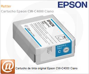 C13T52L220 - Cartucho de tinta original Epson CW-C4000 Ciano