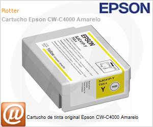 C13T52L420 - Cartucho de tinta original Epson CW-C4000 Amarelo