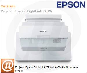 V11H998021 - Projetor Epson BrightLink 725Wi 4000 ANSI Lumens WXGA