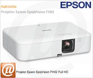 V11HA85020 - Projetor Epson EpiqVision FH02 Full HD 3000 Lumens 
