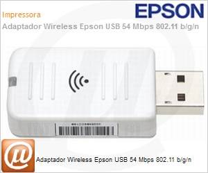 V12H731P02 - Adaptador Wi-Fi Epson USB 54 Mbps 802.11 b/g/n