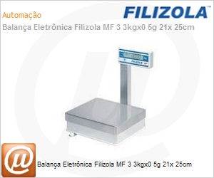 4006033 - Balana Eletrnica Filizola MF 3 3kgx0 5g 21x 25cm