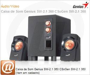 31730998103 - Caixa de Som Genius SW-2.1 360 CSoGen SW-2.1 360 (Item em cadastro)