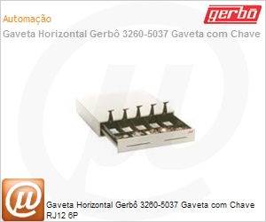 3260-5037-9090 - Gaveta Horizontal Gerb 3260-5037 Gaveta com Chave RJ12 6P