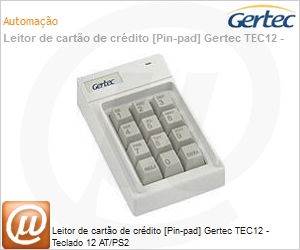 004.0443.3 - Leitor de carto de crdito [Pin-pad] Gertec TEC12 - Teclado 12 AT/PS2