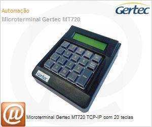 004.0883.2 - Microterminal Gertec MT720 TCP-IP com 20 teclas