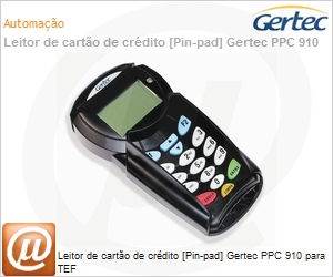 700.0093.8 - Leitor de carto de crdito [Pin-pad] Gertec PPC 910 para TEF