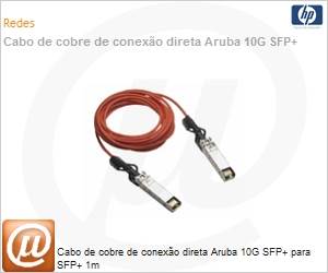 J9281D - Cabo de cobre de conexo direta Aruba 10G SFP+ para SFP+ 1m 