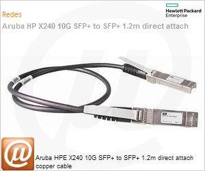 JD096C - Aruba HP X240 10G SFP+ to SFP+ 1.2m direct attach copper cable