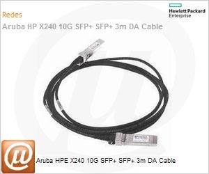 JD097B - Aruba HPE X240 10G SFP+ SFP+ 3m DA Cable