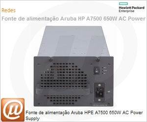 JD217A - Fonte de alimentao Aruba HP A7500 650W AC Power Supply