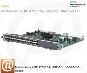 JD230A - Mdulo Aruba HPE A7500 24p GBE-S/2p 10-GBE-X Ext Module