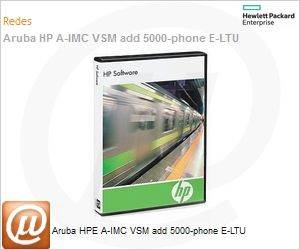 JF399AAE - Aruba HPE A-IMC VSM add 5000-phone E-LTU