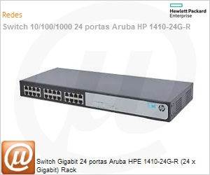 JG708A - Switch Gigabit 24 portas Aruba HPE 1410-24G-R (24 x Gigabit) Rack