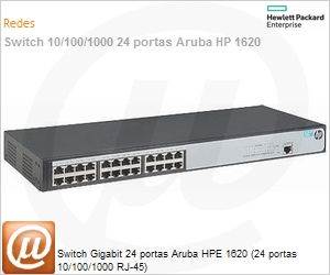 JG913A - Switch Gigabit 24 portas Aruba HP 1620 (24 portas 10/100/1000 RJ-45)