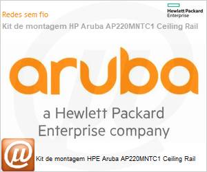JW044A - Kit de montagem HPE Aruba AP220MNTC1 Ceiling Rail