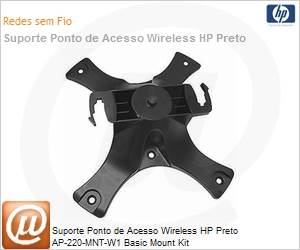JW046A - Suporte Ponto de acesso Wi-Fi HPE Preto AP-220-MNT-W1 Basic Mount Kit