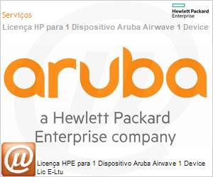 JW546AAE - Licena HPE para 1 Dispositivo Aruba Airwave 1 Device Lic E-Ltu 