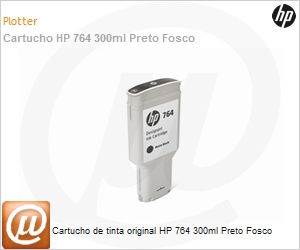 C1Q16A - Cartucho de tinta original HP 764 Preto Fosco PLUK 300ml 