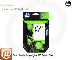 C4906AB - Cartucho de tinta original HP 940XL Preto