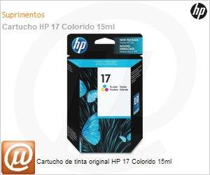 C6625A - Cartucho de tinta original HP 17 Colorido 15ml