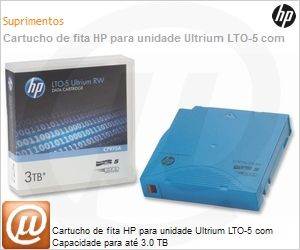 C7975A - Cartucho de fita HP para unidade Ultrium LTO-5 com Capacidade para at 3.0 TB