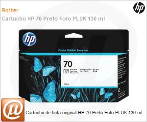 C9449A - Cartucho de tinta original HP 70 Preto Foto PLUK 130 ml 