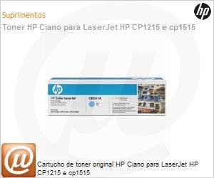 CB541AB - Cartucho de toner original HP Ciano para LaserJet HP CP1215 e cp1515