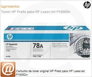 CE278A - Cartucho de toner original HP Preto para HP LaserJet P1606Dn
