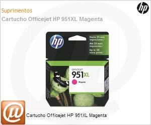 CN047AB - Cartucho Officejet HP 951XL Magenta