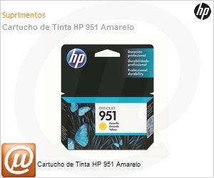 CN052AB - Cartucho de tinta original HP 951 Amarelo