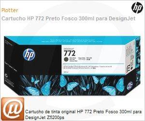 CN635A - Cartucho de tinta original HP 772 Preto Fosco 300ml para DesignJet Z5200ps