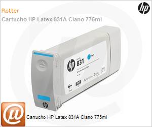 CZ683A - Cartucho de tinta original HP 831A Latex Ciano 775ml 