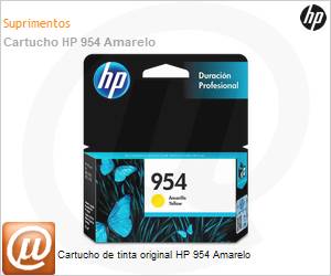 L0S56AB - Cartucho de tinta original HP 954 Amarelo