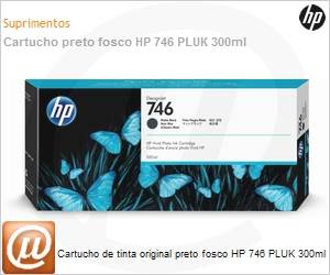 P2V83A - Cartucho de tinta original HP 746 Preto Fosco PLUK 300ml