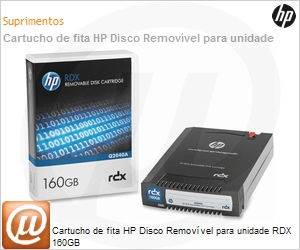 Q2040A - Cartucho de fita HP Disco Removvel para unidade RDX 160GB