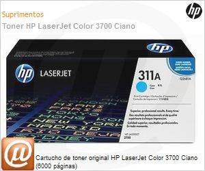 Q2681A - Cartucho de toner original HP LaserJet Color 3700 Ciano (6000 pginas)