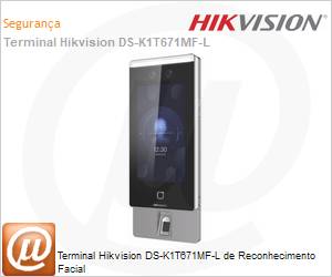DS-K1T671MF-L - Terminal Hikvision DS-K1T671MF-L de Reconhecimento Facial