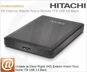 0S03804 - Unidade de Disco Rgido (HD) Externo Hitachi Touro Mobile 1TB USB 3.0 Black