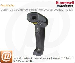 1250g-2USB-1 - Leitor de Cdigo de Barras Honeywell Voyager 1250g 1D GS1 Preto via USB