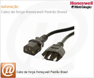 Honeywell - 321-054-001BR - Cabo de força Honeywell Padrão Brasil -  MicroSafe